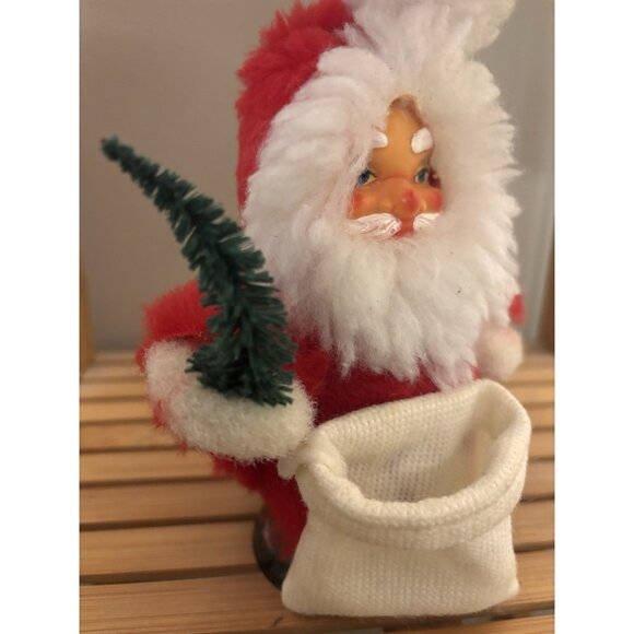Vintage Santa Decor Ornament Table Topper Santa Sack Christmas Tree - Picture 2 of 9